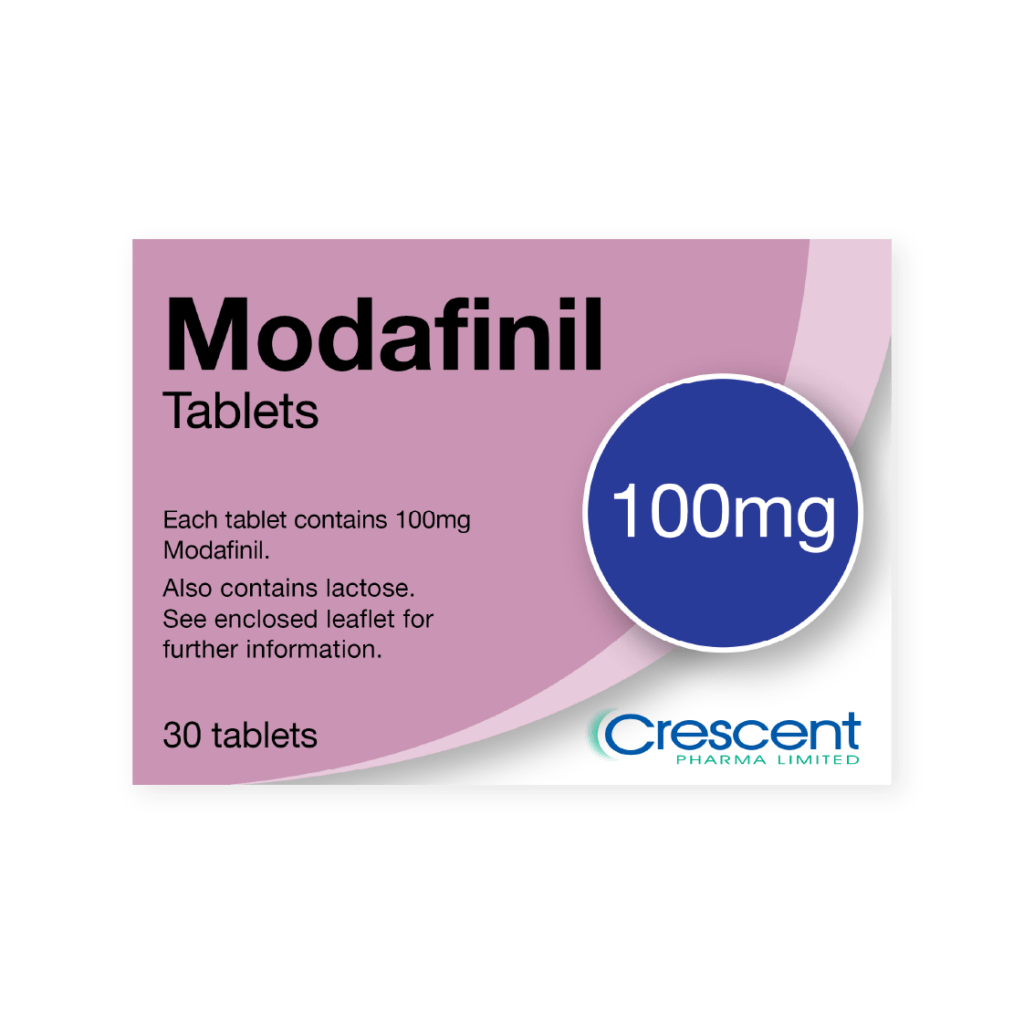 Buy Modafinil 100mg x 30 Tabs