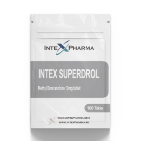 Intex Pharma Superdrol (Methyl Drostanolone) 10mg x 100 tabs